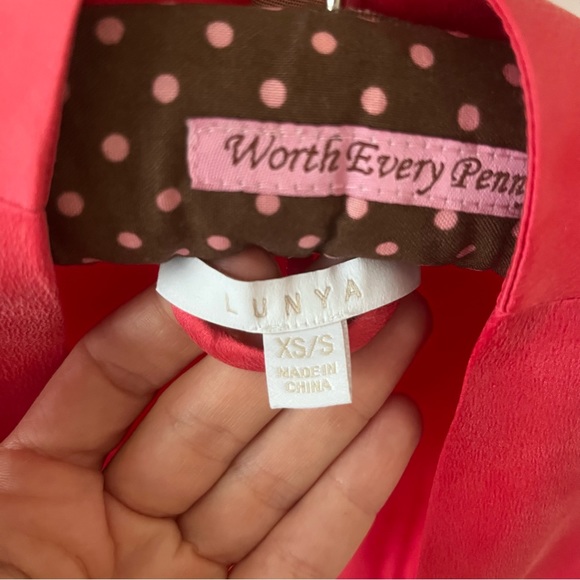 Lunya washable silk robe NWOT  XS/S - Picture 5 of 8